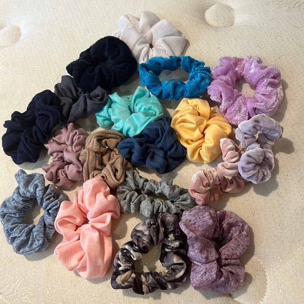 bundle of scrunchies